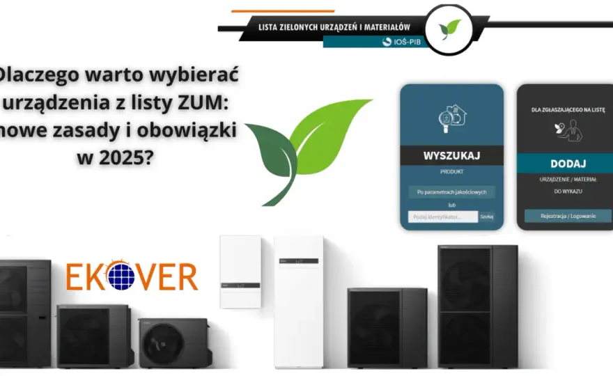 Czyste powietrze lista ZUM – uniknij błędów przy wyborze produktów