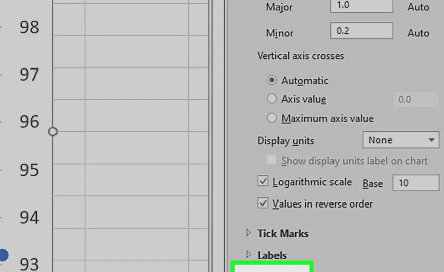 Come modificare l’asse X di un grafico Excel