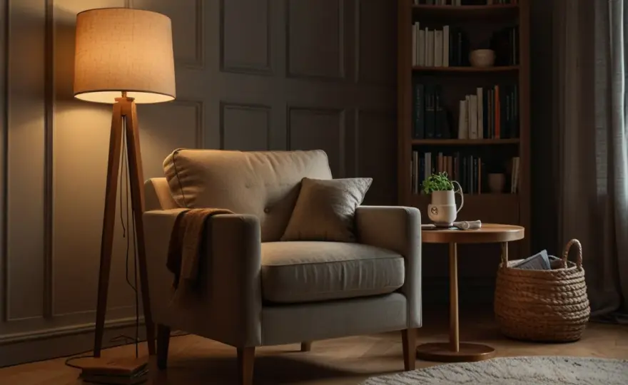 Lampa ze stolikiem: Jakie są zalety lamp stojących ze stolikiem?
