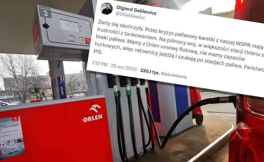 Czemu nie ma paliwa na Orlenie? Oto powody i co dalej z dostawami