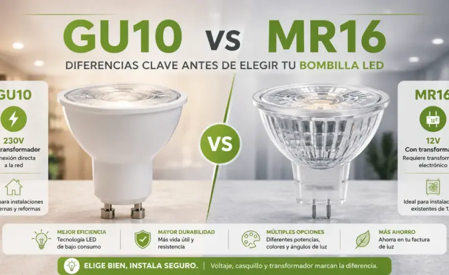 GU10 LED - Cómo elegir el foco perfecto y ahorrar energía