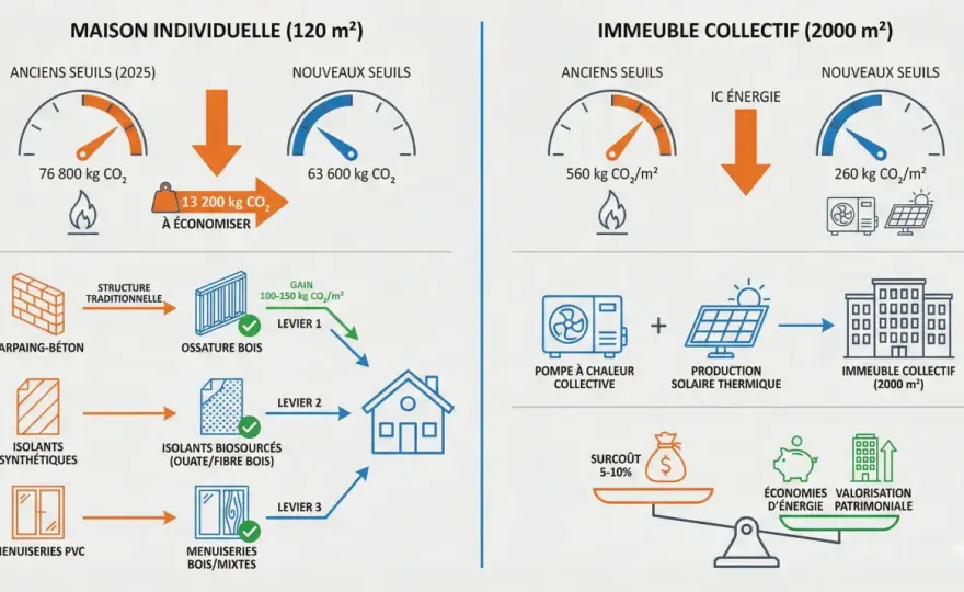 RE2020 maison individuelle - l’essentiel à vérifier