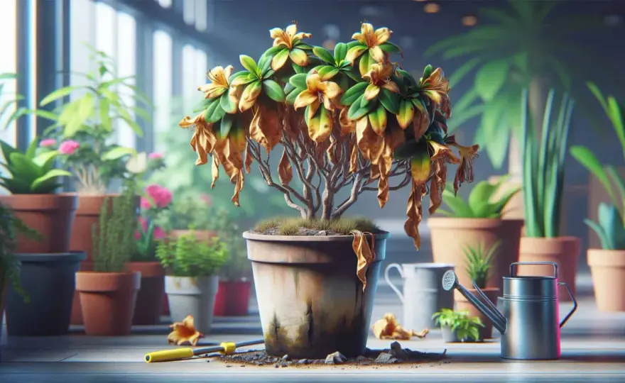Azalée aux feuilles sèches - les gestes pour la sauver