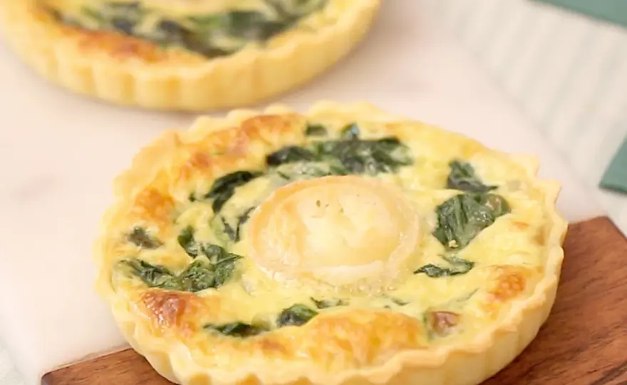 Quiche aux épinards et au chèvre - la méthode qui marche
