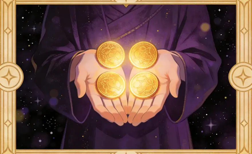 Dziesiątka Denarów tarot - znaczenie w miłości, pracy i finansach