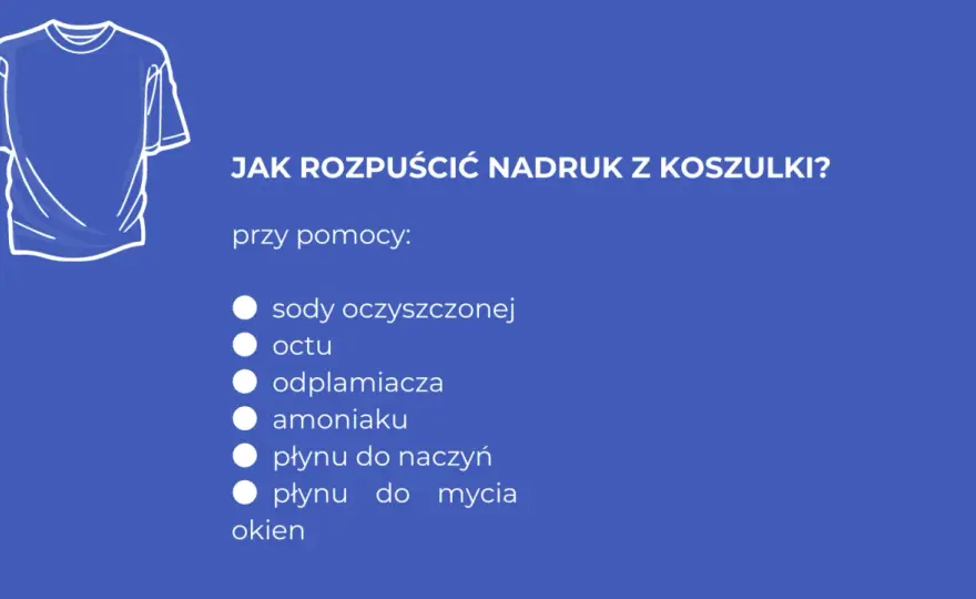 Jak usunąć nadruk z odzieży? Uniknij błędów, uratuj bluzkę!