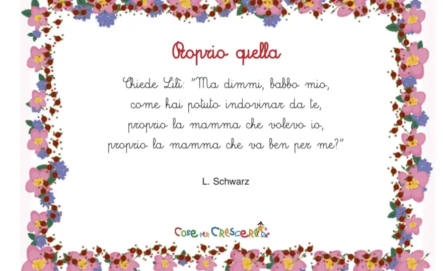 Poesia Festa della Mamma - Semplice, Emozionante, Vera