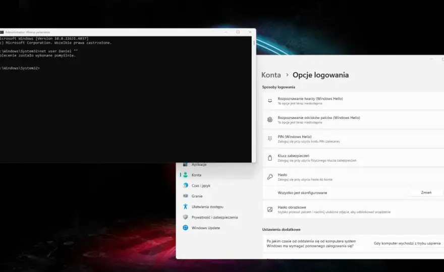 Jak usunąć konta używane przez inne aplikacje w Windows 11 bez problemów