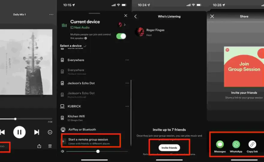 Jak zrobic sesje na Spotify i dzielić się muzyką z przyjaciółmi