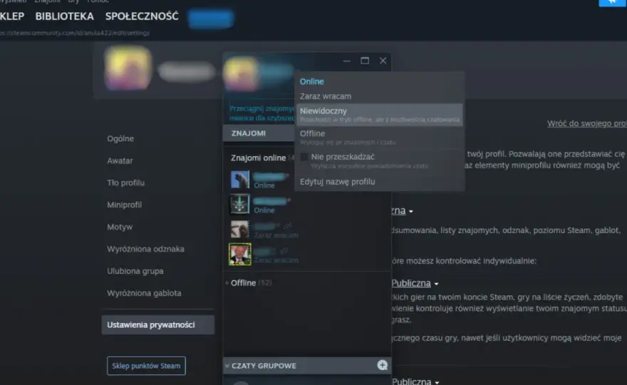 Graj incognito! Ukryj gry i aktywność na Steam, PS, Xbox