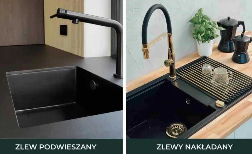 Wybór zlewu do blatu - poradnik- materiały, montaż, trendy