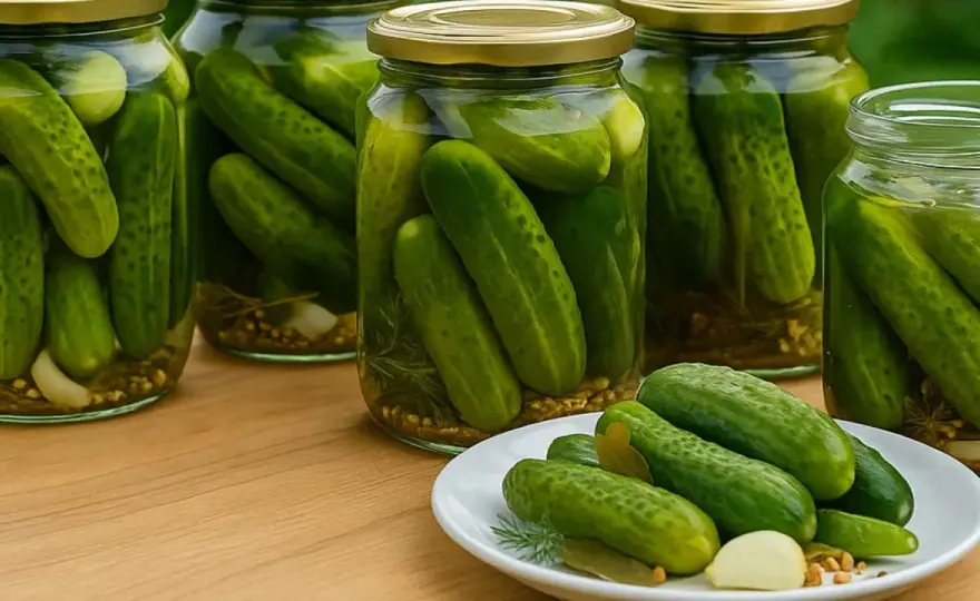 Domowe korniszony - przepis na idealne chrupkie ogórki