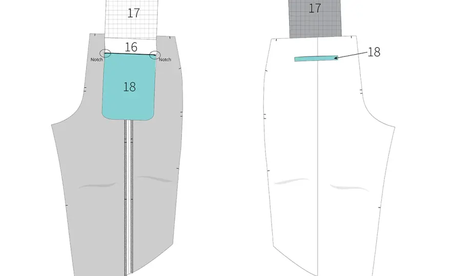 Back Welt Pocket - Master Tailoring for Trousers & Jeans