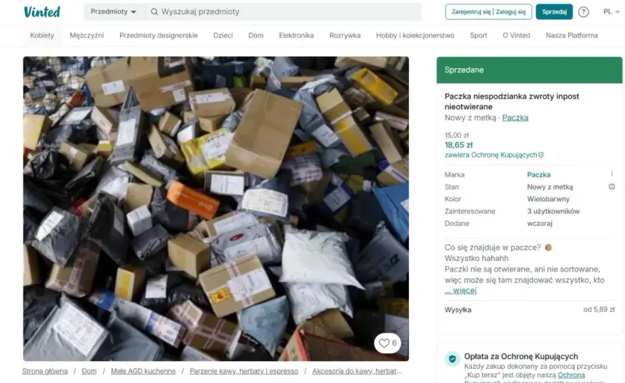 Paczka z Vinted przez InPost - jak sprawdzić status?