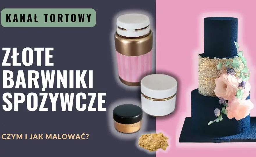 Jak nakładać jadalne złoto na tort, by uzyskać zachwycający efekt