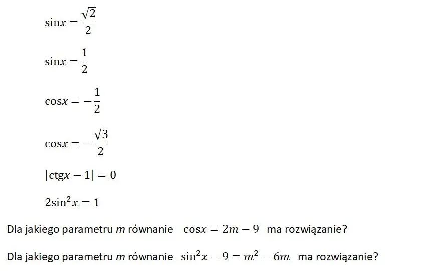 Jak rozwiązywać równania trygonometryczne - proste metody i przykłady