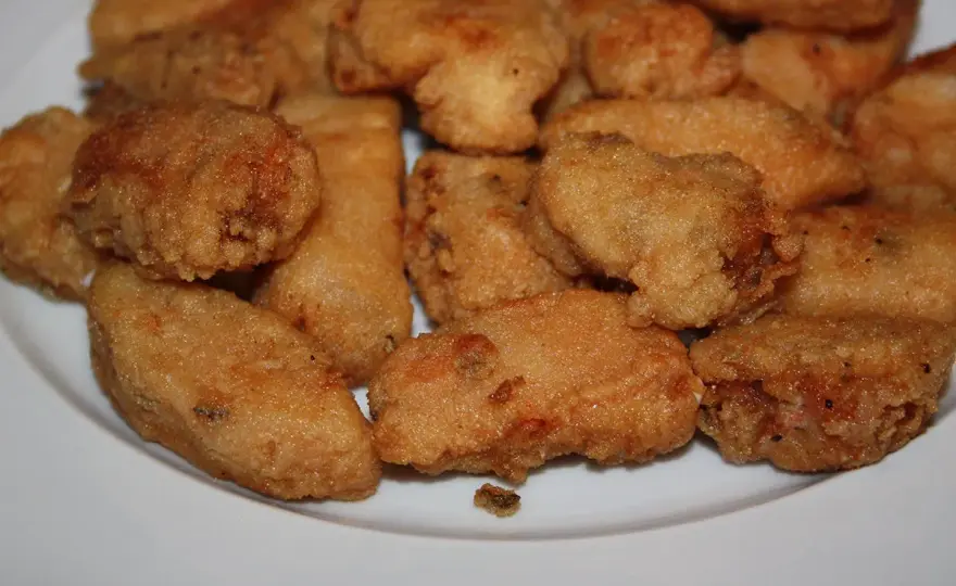 Japuta en adobo jugosa y bien frita