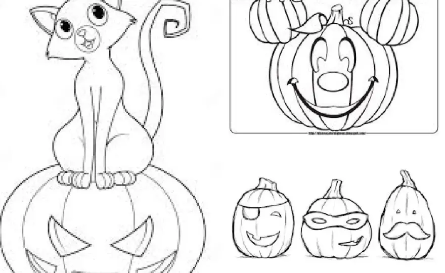 Calabaza para colorear - Guía para imprimir y usarla bien
