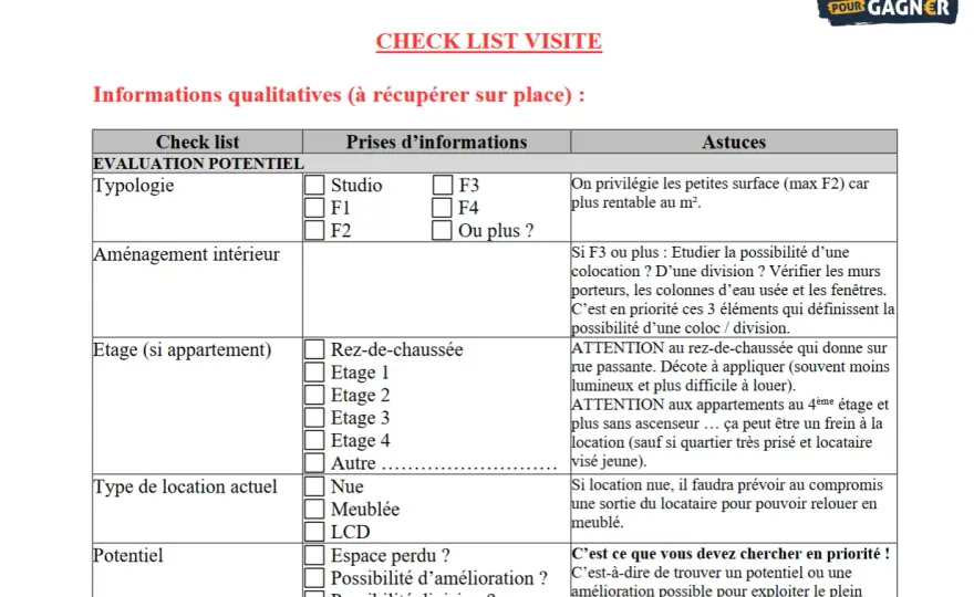 Visite de maison avant achat - la check-list qui évite les pièges