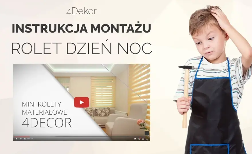 Jak założyć roletę dzień noc z żyłką - proste kroki bez błędów