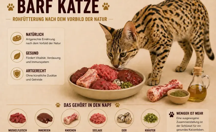 BARF für Katzen - so gelingt die Rohfütterung wirklich