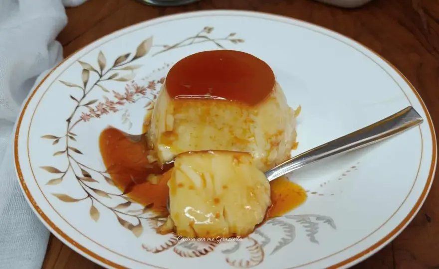 Creme caramel perfetto, liscio e senza bolle