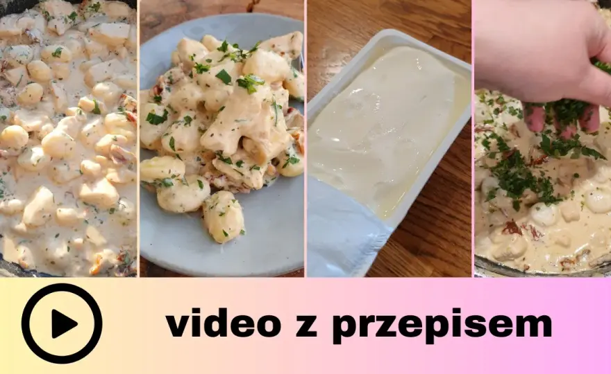 Gnocchi z kurczakiem - Przepis na kremowy sos, który zachwyca