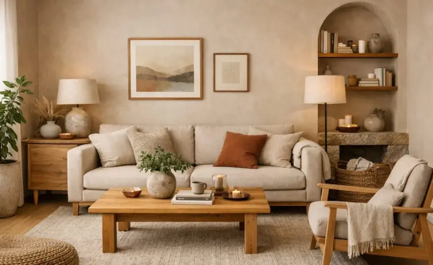 Pareti di tendenza - colori caldi e finiture che durano