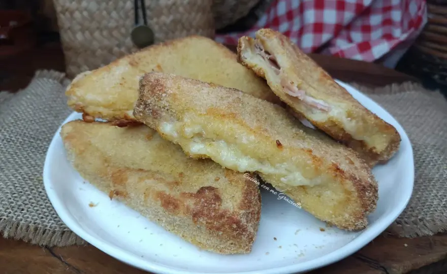 Mozzarella in carrozza in friggitrice ad aria - La ricetta perfetta