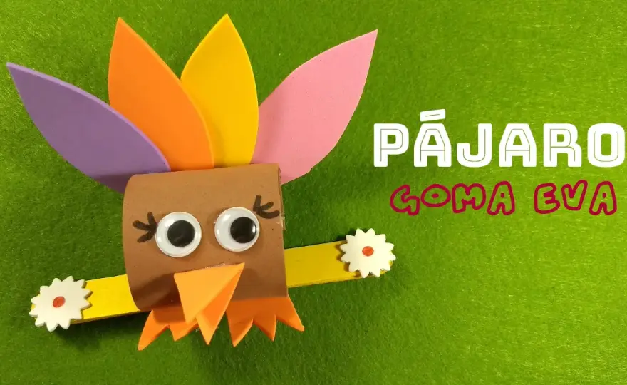 Manualidades de pájaros con papel y cartón para decorar