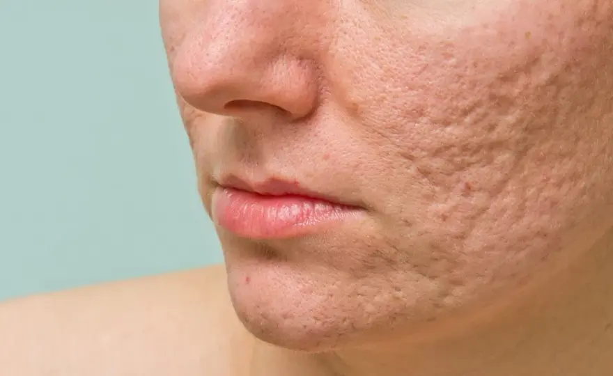 Grop efter pormask - Är det ärr eller bara irritation?