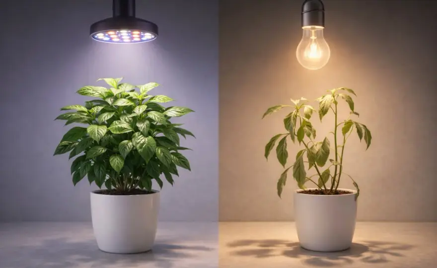 Lampa do roślin szkodzi? Bezpieczne grow light w domu