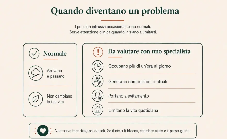 Pensieri intrusivi sulle persone care - cosa fare quando arrivano