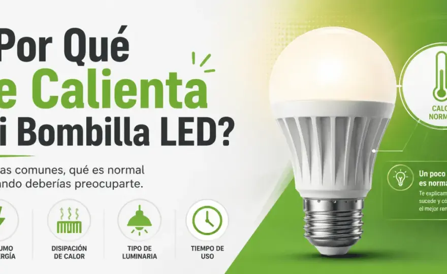 Bombillas LED - ¿Por qué se calientan y cuándo preocuparse?