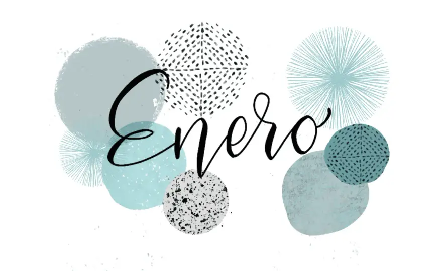 Letras bonitas para enero y portadas con estilo