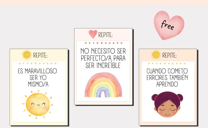 Frases positivas para niños de infantil - Guía para padres y maestros