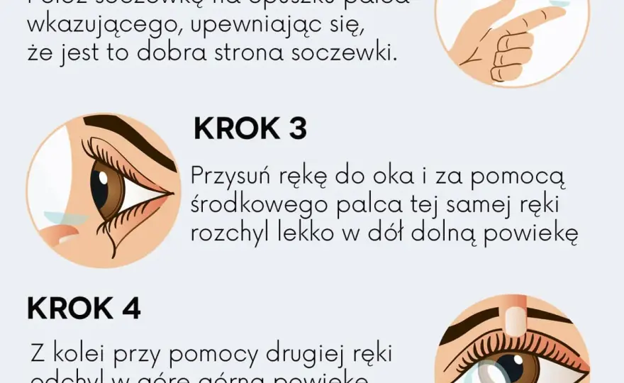 Jak zakładać i zdejmować soczewki - unikaj powszechnych błędów