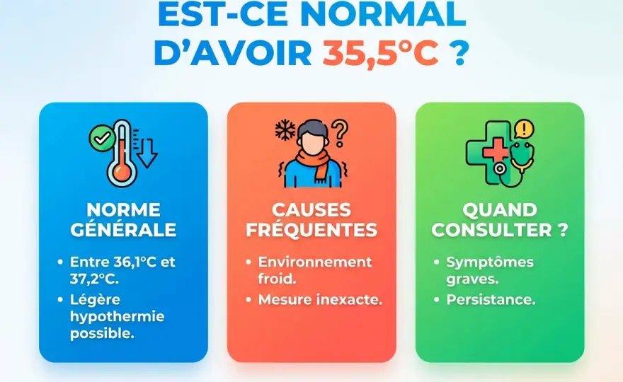 Température corporelle normale - repères et signes d’alerte