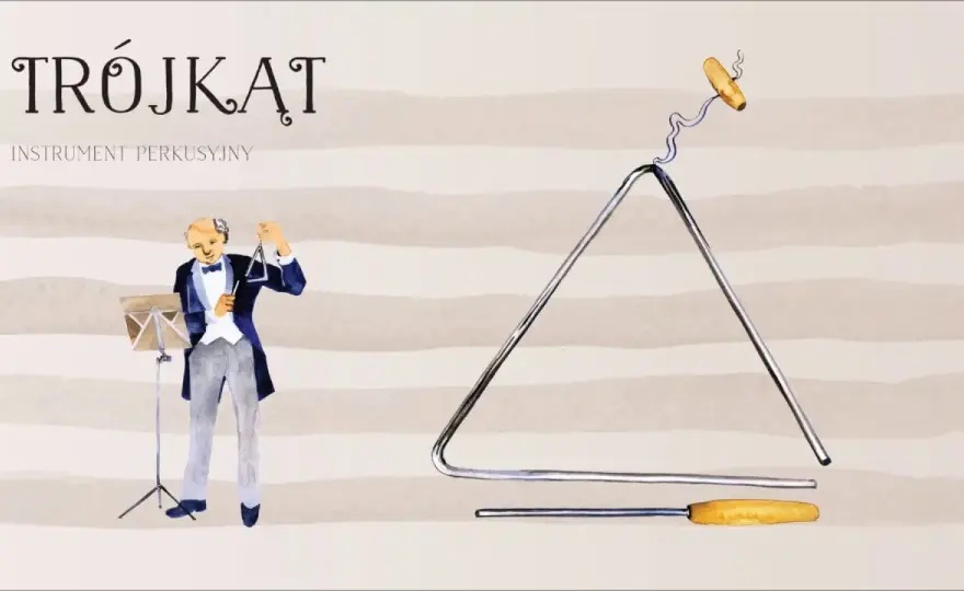 Instrument trójkąt - Trójkąt muzyczny, Dzwonki instrument perkusyjny