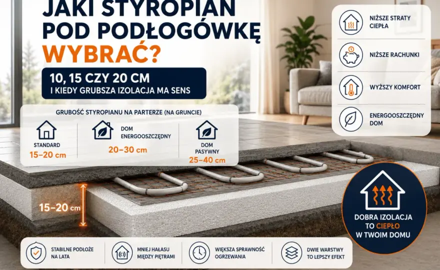 Grubość styropianu - Ile cm wybrać? Poradnik dla domu