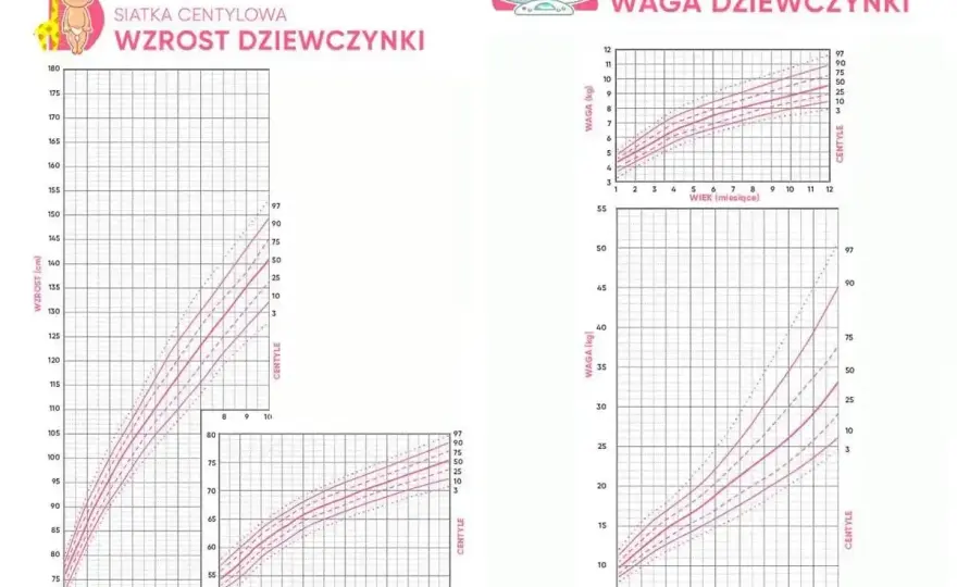 Siatki centylowe - Jak czytać wyniki i oceniać tempo wzrostu dziecka?