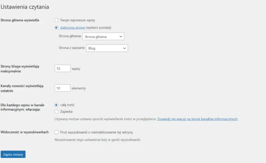 WordPress: Jak zmienić stronę główną? Prosty poradnik