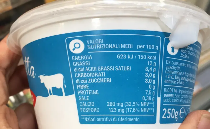 Ricotta - Calorie, tipi e dieta: la guida completa