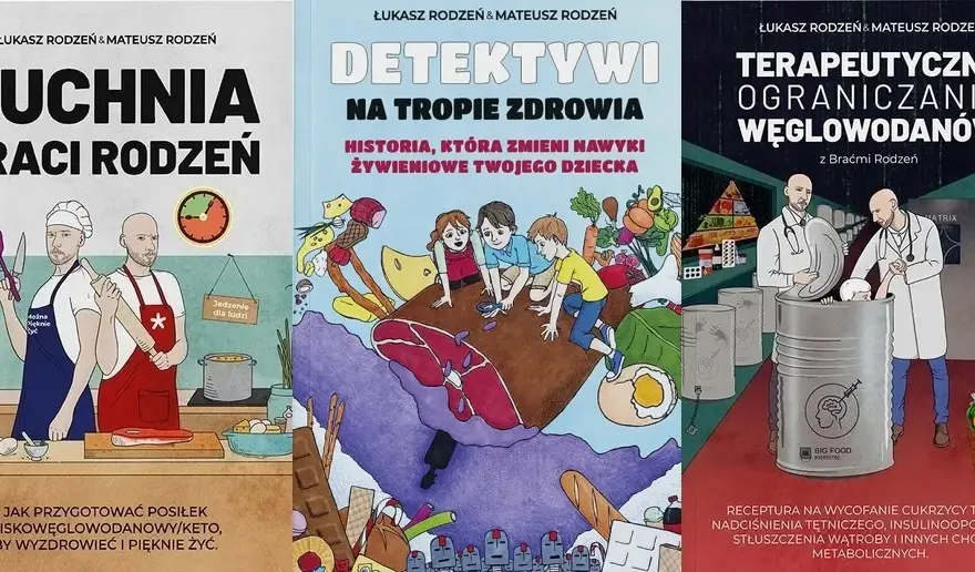 Wszystkie książki braci Rodzeń - poznaj ich najlepsze poradniki dietetyczne