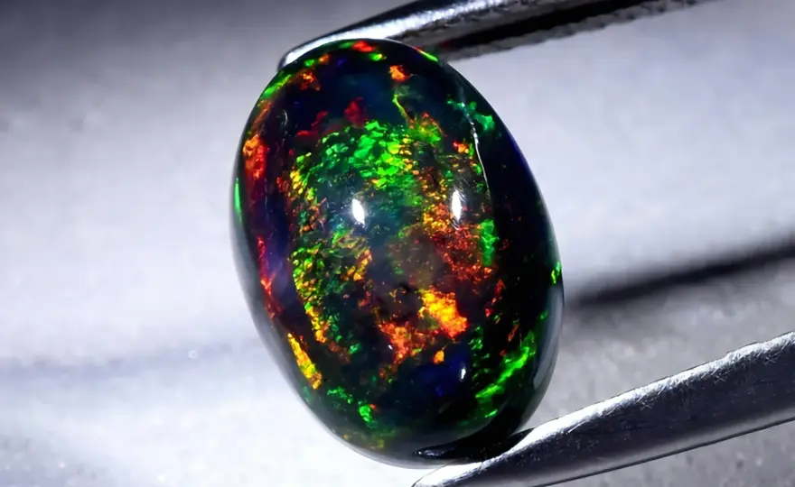 Schwarzer Opal - Wirkung, Schutz und woran du echte Steine erkennst
