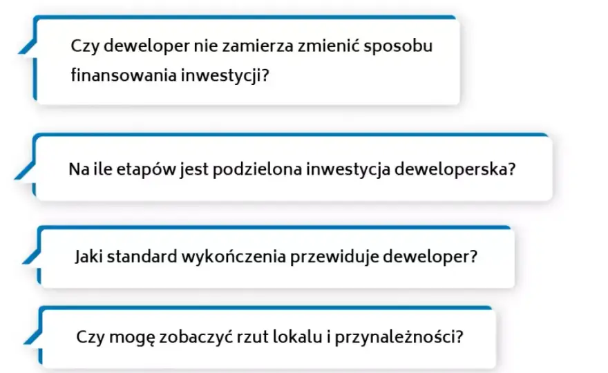 Kupno mieszkania od dewelopera: Lista pytań do zadania