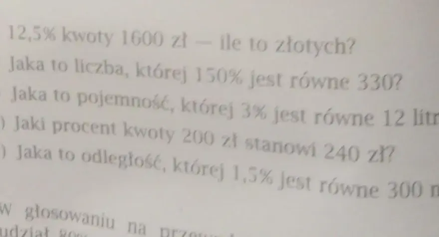 Jak obliczyć 12,5 procent z 1600 zł? Prosty sposób na wynik