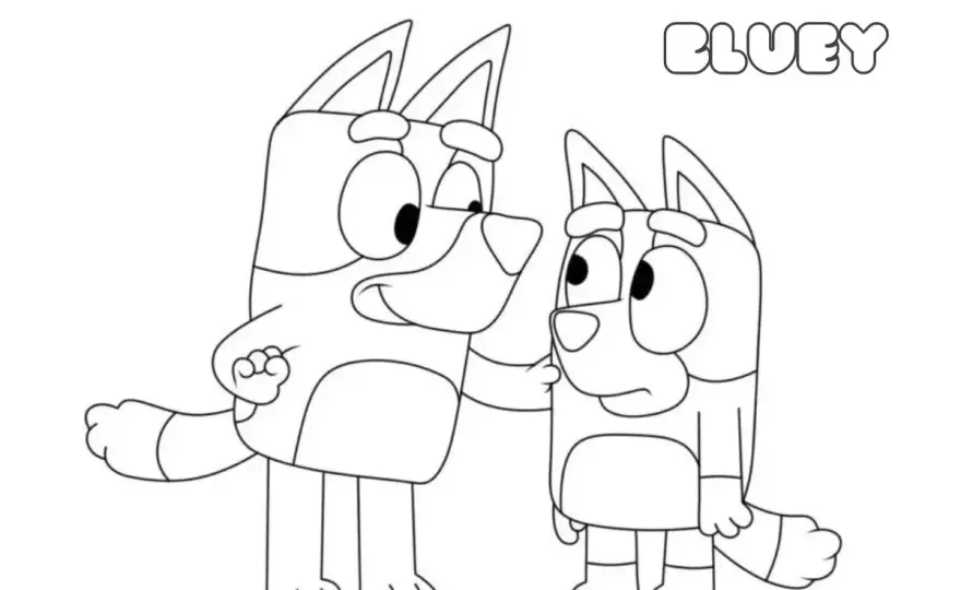 Kolorowanki z Bluey - Jak wybrać arkusze, które nie znudzą dziecka?
