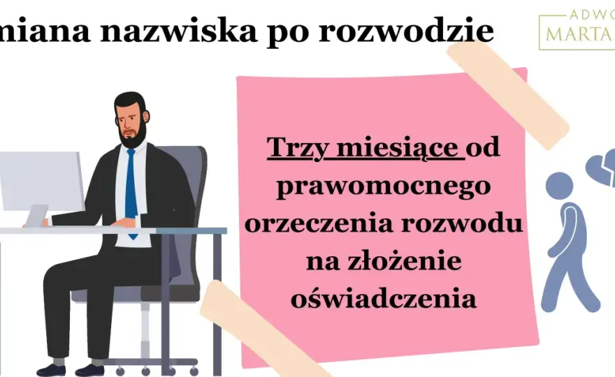 Zmiana nazwiska po rozwodzie - Jak to zrobić po 3 miesiącach?