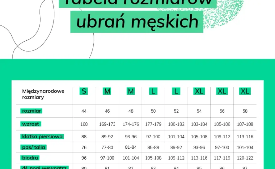Męska M jaki to rozmiar? Sprawdź wymiary i uniknij błędów w zakupach